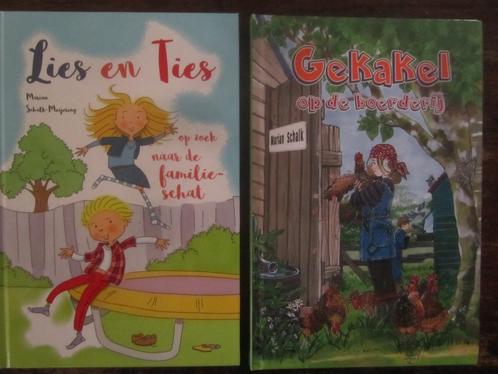 Marian Schalk Meijering 2x Gekakel/Lies en Ties op zoek naar, Boeken, Kinderboeken | Jeugd | onder 10 jaar, Zo goed als nieuw