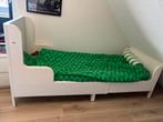 Wit meegroei bed met matras, Kinderen en Baby's, 70 tot 85 cm, Zo goed als nieuw, 180 cm of meer, Ophalen