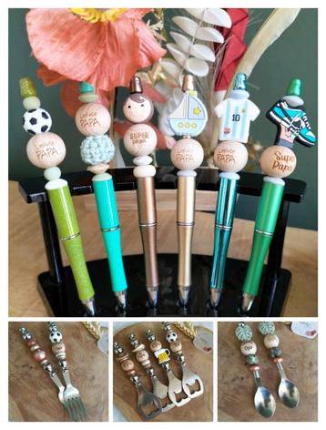 Cadeau • Pen, opener, vorkje of lepel cadeautje • Papa - opa beschikbaar voor biedingen