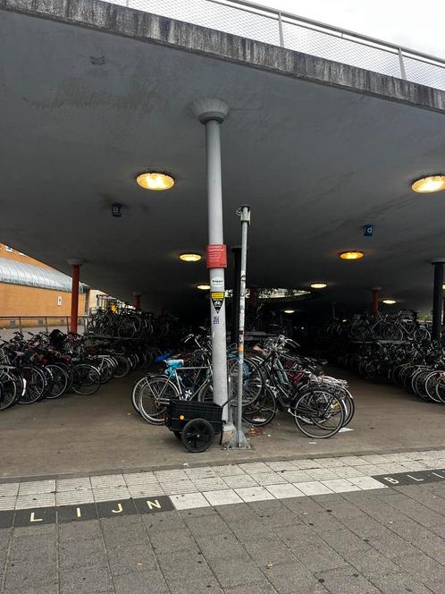 Fietskarretje op station Groningen, Fietsen en Brommers, Fietsaccessoires | Aanhangers en Karren, Gebruikt, 20 tot 40 kg, Ophalen