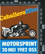 Sticker: Motorsprint 1982 - Caballero Filter - Oss, Ophalen of Verzenden, Zo goed als nieuw, Auto of Motor
