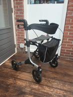 rollator lichtgewicht inklapbaar met afneembare tas en rugst, Diversen, Rollators, Ophalen, Opvouwbaar, Zo goed als nieuw