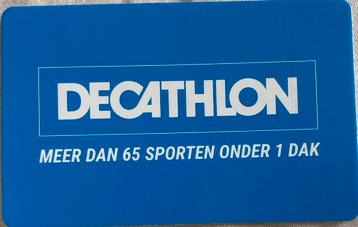 Decathlon cadeaukaart €50,- cadeaubon sport beschikbaar voor biedingen