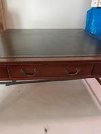 Klassieke Salontafel met Lederen Inleg, Antiek en Kunst, Antiek | Meubels | Tafels, Ophalen