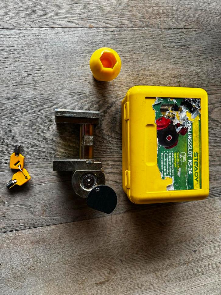 Steady KS-24 Koppelingsslot Alko AKS1300, Caravans en Kamperen, Caravan accessoires, Gebruikt, Ophalen of Verzenden