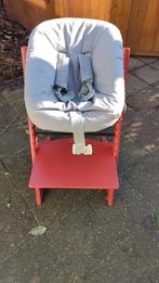 Stokke Trip Trapp Rood (warm red). Helemaal compleet!, Ophalen, Zo goed als nieuw, Meegroeistoel, Gordel(s)