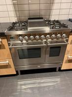 Boretti fornuis 90 cm pd90fmp gasfornuis, Ophalen, Gebruikt, 60 cm of meer, Gas
