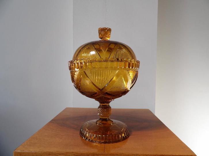 Art Deco Dekseldoos Brockowitz, Antiek en Kunst, Antiek | Glas en Kristal, Ophalen of Verzenden