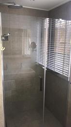 14x Huppe Solva Pure douchewand + deur (Nis afmeting 1200mm), Doe-het-zelf en Verbouw, Sanitair, Ophalen, Nieuw, Chroom, Douche