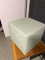 Bert Plantagie poef - lichtgroen, goede staat, Huis en Inrichting, Minder dan 50 cm, Vierkant, Ophalen of Verzenden, Zo goed als nieuw