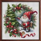 Compleet borduurpakket Kerst, 36x36cm, Ophalen of Verzenden, Nieuw, Handborduren, Borduurpakket