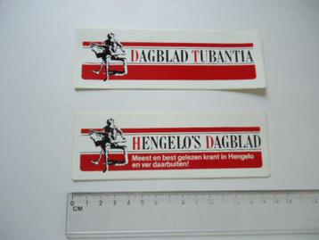 sticker oud Tubantia krant dagblad courant hengelo retro beschikbaar voor biedingen