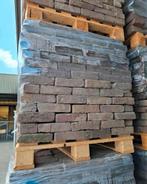 Oude gebakken waaltjes op pallets! 35m2, Tuin en Terras, Tegels en Klinkers, Ophalen, Gebruikt, 10 m² of meer, Klinkers