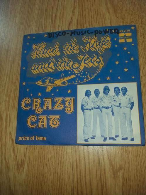 Hank The Knife And The Jets – Crazy Cat, Cd's en Dvd's, Vinyl Singles, Gebruikt, Single, Pop, 7 inch, Ophalen of Verzenden