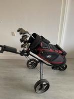 Complete Heren Golfset met tas en trolley, rechtshandig, Sport en Fitness, Golf, Ophalen, Zo goed als nieuw, Set