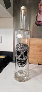 Jordanov swarovski schedel 1.5L lege fles vodka, Ophalen of Verzenden, Gebruikt, Overige typen