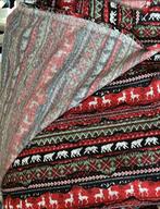 Sweatstof gebreid Kerst, Hobby en Vrije tijd, Stoffen en Lappen, 120 cm of meer, Ophalen of Verzenden, Zo goed als nieuw, Katoen