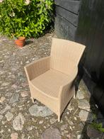 Gratis- 6 tuinstoelen plastic Riet, Ophalen, Gebruikt, Bruin, Riet of Rotan
