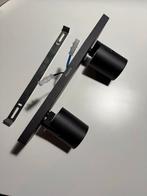 Philips Runner Zwart Dubbel Opbouwspot, Gebruikt, Metaal of Aluminium, Ophalen of Verzenden, Modern