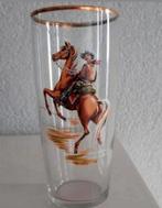 Glas met Paarden opdruk, Ophalen of Verzenden, Zo goed als nieuw, Frisdrankglas