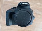 Canon EOS100D camerabody+lader+4 accu’s+cover+strap+doos, Gebruikt, Spiegelreflex, Canon, Geen optische zoom