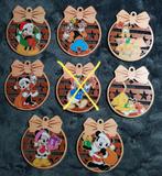 Disney Houten Kerst hangers - Mickey + Minnie Mouse, Ophalen of Verzenden, Zo goed als nieuw