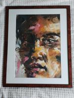 Abstract Portret Schilderij, Sven Pels ,nieuw, 40x50, Ophalen of Verzenden