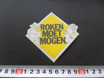 sticker strip man vrouw ROKEN MOET MÓGEN beschikbaar voor biedingen