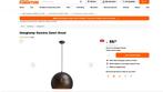 Hanglamp zwart goud, Ophalen, Gebruikt, Metaal, Minder dan 50 cm