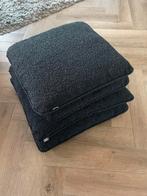 Eichholtz Sierkussens - Set van 4, Ophalen of Verzenden, Zo goed als nieuw, Zwart, Vierkant