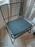 Zwarte ijzeren stoel, Dieren en Toebehoren, Ophalen, Zo goed als nieuw