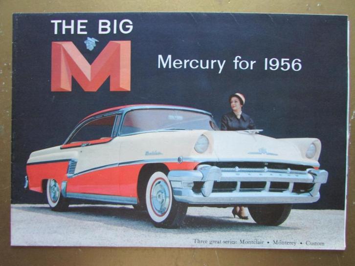 1956 MERCURY grote folder, Engels, Boeken, Auto's | Folders en Tijdschriften, Zo goed als nieuw, Overige merken, Ophalen of Verzenden