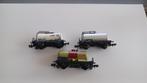4x ketelwagonnetje 2 assers, Verzenden, Gelijkstroom, Wagon, Overige merken