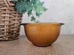 Vintage Arcoroc Sierra amberkleurige  soepkom retro servies, Arcoroc France, ., Ophalen of Verzenden, Kom(men)