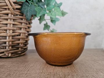 Vintage Arcoroc Sierra amberkleurige  soepkom retro servies  beschikbaar voor biedingen