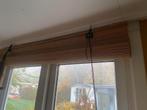bamboe rolgordijnen 1.80 en 1.20 breed, Huis en Inrichting, Ophalen, Gebruikt, Bruin, 150 tot 200 cm