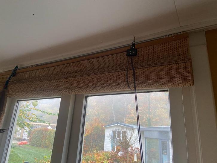 bamboe rolgordijnen 1.80 en 1.20 breed, Huis en Inrichting, Stoffering | Gordijnen en Lamellen, Gebruikt, 150 tot 200 cm, 150 tot 200 cm