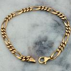 Prachtige 14 karaat goud figaro schakel armband massief 21cm, Nieuw, Ophalen of Verzenden, Nvt, Nvt