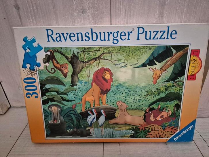 Lion King puzzel 300 pzs (Ravensburger), Kinderen en Baby's, Speelgoed | Kinderpuzzels, Zo goed als nieuw, 6 jaar of ouder, Meer dan 50 stukjes