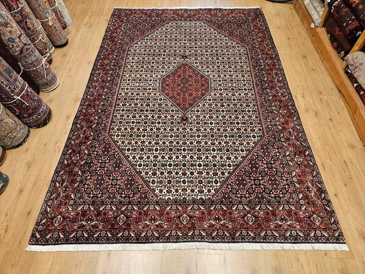Vintage handgeknoopt perzisch tapijt bidjar 297x194, Huis en Inrichting, Stoffering | Tapijten en Kleden, Gebruikt, 150 tot 200 cm
