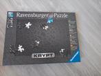 Ravensburger Krypt Puzzel - Volledig Zwart, Ophalen of Verzenden, 500 t/m 1500 stukjes, Zo goed als nieuw, Legpuzzel