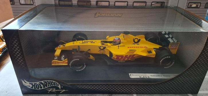 1.18 jordan ej12 takuma sato, Hobby en Vrije tijd, Modelauto's | 1:18, Zo goed als nieuw, Auto, Hot Wheels, Ophalen of Verzenden