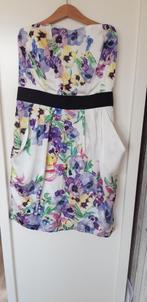 Strapless H&M jurkje bloemen maat S als nieuw, H&M, Wit, Ophalen of Verzenden, Zo goed als nieuw