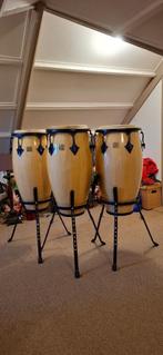 Complete set Cadeson conga's inclusief toebehoren., Muziek en Instrumenten, Percussie, Ophalen, Zo goed als nieuw, Trommel
