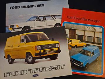 3 Brochures Ford bestelwagens  beschikbaar voor biedingen