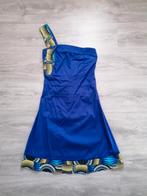 Blauwe jurk Skunkfunk SKFK, strapless, maat XS/S, Skunkfunk, Blauw, Ophalen of Verzenden, Zo goed als nieuw