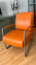 Bree  New Holland Adaggio design stoel, Huis en Inrichting, Fauteuils, Ophalen of Verzenden, Zo goed als nieuw, Metaal, Modern.   Gispen look