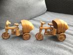 2 stuks Vintage bamboe miniatuur Thais tuk-tukmodel, Ophalen