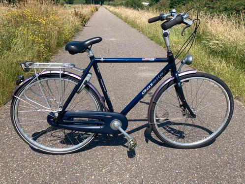 GAZELLE aluminiumH 57cm herenfiets 28” fiets 7V. fietsklaar, Fietsen en Brommers, Fietsen | Heren | Herenfietsen, Gebruikt, Gazelle