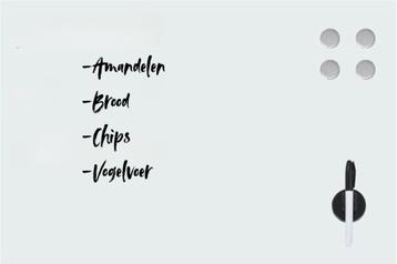 Glazen schrijfbord / memobord / magneetbord van vidaXL beschikbaar voor biedingen